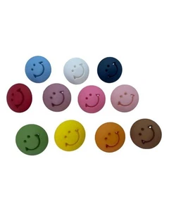 Bottone Smile Baby Intagliati Resina Tinta Unita Asola 16 Mm 2536S/24 - Imagen 1 de 32