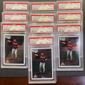 (10) 2010 Bowman Chrome Prospects Jose Altuve #BCP137 PSA 9 Rookie RC lotto come nuovo - Foto 1 di 1