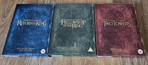 THE Lord of the Rings Trilogy - Extended Editions Region 2 UK DVD BOX SET - Imagen 1 de 2