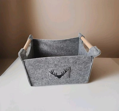 Boltze Home Aufbewahrungskorb Karly 3er Set, Grau, NEU - Bild 1 von 4