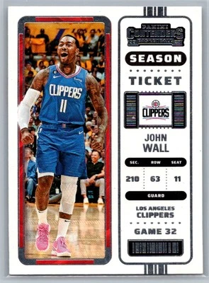 2022-23 Panini Contenders #71 John Wall Season Ticket Retail - Image 1 of 2