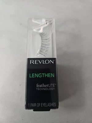 Revlon featherLITE Eye Lashes #91122 L20 Black — Free Ship - Image 1 of 4