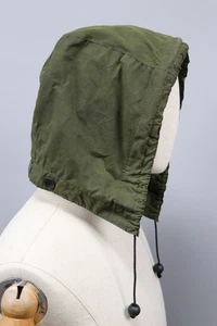 BARBOUR Hood Wired Wax Cotton Classic Green England Snap One Size - Picture 1 of 11