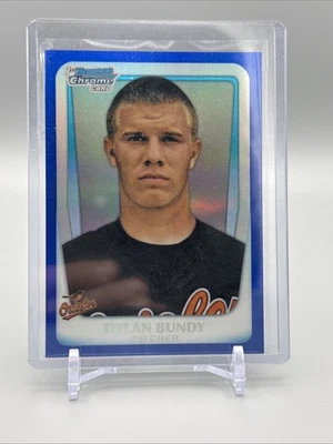 2011 Bowman Chrome Prospects Dylan Bundy #BDPP18 Blue Refractor /199 (RC, 1st) - Image 1 of 2