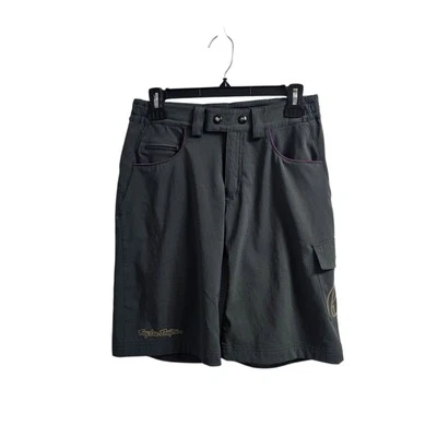 Pantalones Cortos Troy Lee Gris Púrpura Skyline Para Mujer Medianos Ciclismo de Montaña Ciclismo Foto 1 de 4