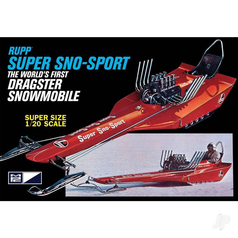 MPC 1:20 Rupp Super Sno-Sport Snowmobile Dragster Plastic Kit - Image 1 of 1