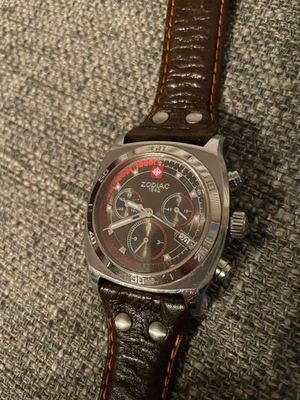 RARO Reloj Zodiac Desert Master ZO7009 esfera doblada para hombre 39 mm - Hecho en Suiza Foto 1 de 3