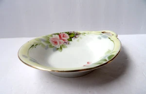Nippon Vintage Japan handbemalte kleine ovale Schmuckschale - Bild 1 von 3