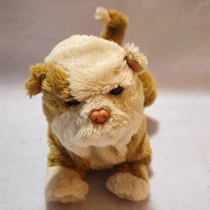 2003 FurReal Newborn Puppy Tan Plush Dog Tested Works Moves Head EYES & Yips 6” - Picture 1 of 6