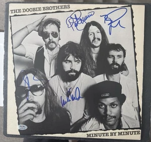 The Doobie Brothers Signed Vinyl McDonald +3 Minute By Minute PSA/DNA Autograph - Picture 1 of 2