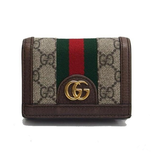 Gucci Ophidia Portafoglio Bif Modello GG Pelle Tasca Portamonete Unisex