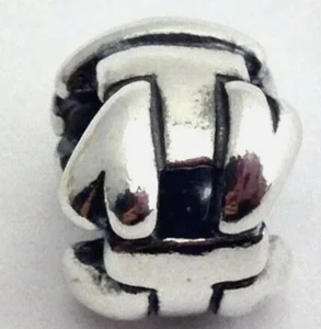 Authentic Trollbeads Sterling Silver 11144T Letter Bead T, Silver :0 - Picture 1 of 7
