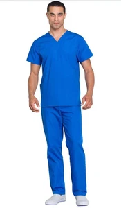 Cherokee Workwear Originals Medical Scrub Set Top und Hose Royal Blau M - Bild 1 von 5