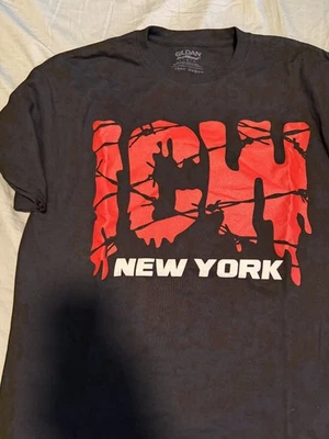Camisa ICW NYC NY Death Match GCW hardcore ecw cadenas sangre sin restricciones Foto 1 de 2