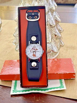 Reloj LeJour Vintage Raro 1976 Kellogg Cereal Tony The Tiger Nuevo en Caja Original Foto 1 de 4