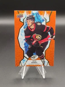 Josh Norris 2021-22 UD Hockey su Ghiaccio #67 Arancione Parallelo - Senatori - Foto 1 di 2