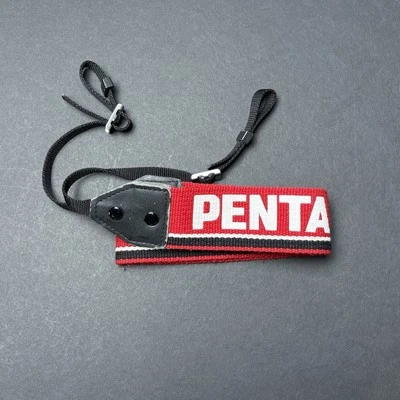 Genuine vintage Pentax RED/White Camera Strap (41mm 1.6in) JAPAN - Image 1 of 2