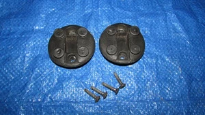 82-92 Camaro Firebird Rear Cargo Trunk Hatch Privacy Roll Sun Shade Mounts Pair - Imagen 1 de 3