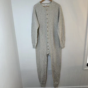 Vtg DUOFOLD Merino Wool Blend Long John Thermal Union Suit Men XL Tall Winter - Picture 1 of 8