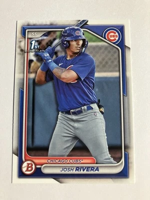 Josh Rivera 2024 Bowman Prospects 1st #BP-115 Chicago Cubs - Image 1 of 2