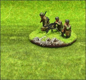 Painted! -  German Paratrooper FJ HMG Team 28mm WW2 - World War II  Bolt Action - Bild 1 von 3