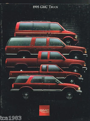 1995 GMC TRUCK Brochure / Catalog: SONOMA,JIMMY,SIERRA,YUKON,VAN, Foto 1 de 4