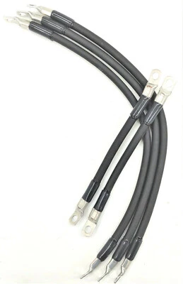 True® Yamaha G19 Golf Cart 4-gauge battery cable set 48V - Imagen 1 de 3