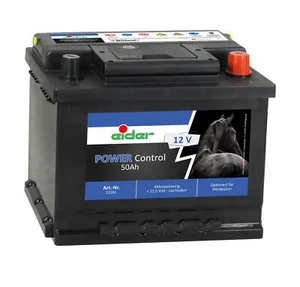 12 Volt Akku Power Control 50 Ah - Weidezaun Elektrozaun Akku Batterie, befüllt - Bild 1 von 4