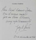 Jorge Andres Paita Cuatro Puertos Poemas 1O Ed 1976 Dedicado Signed