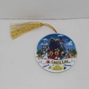 Disney Cruise Lines Decorative Hanging Plate Mickey Minnie Goofy Donald Small - Picture 1 of 6