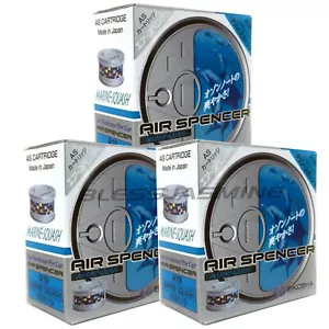 3-pk Air Spencer A19 Cartridge Marine Squash Scent Japan Car Air Freshener JDM - Bild 1 von 5