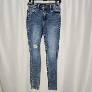 Kut From The Kloth Mia Toothpick Skinny High Rise Denim Blue Jeans Womens Sizs 4 - Picture 1 of 16