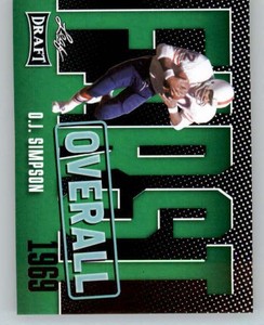 2023 Leaf Draft Green Football Singles (Pick Your Cards)