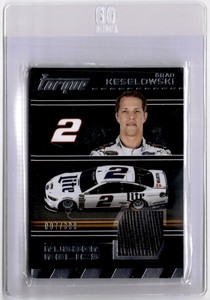 2016 panini torque racing rubber relics brad keselowski 07/399 #RR-BK