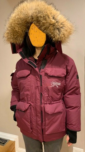 CANADA GOOSE Alaskan Outfitters 40F Canada Procione piumino d'oca parka donna bordeaux M Medium