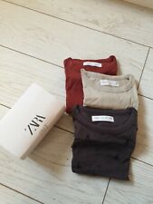 Zara Boys 8 Yrs Tops Long Sleeve New 3 Pack t-shirt 
