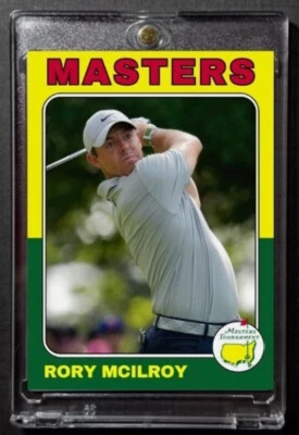 Tarjeta de golf 2025 Rory McIlroy Masters Tournament PGA 2025 Masters Champion Foto 1 de 3