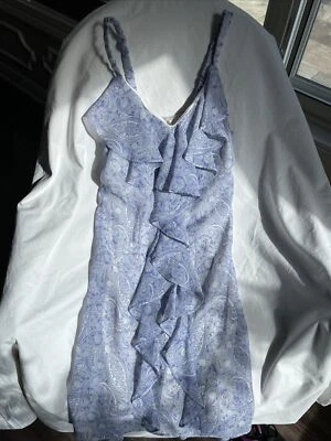 Vestido para Niñas Sally Miller Correa de Espagueti Color Periwinkle Talla L 12 Nuevo Foto 1 de 4