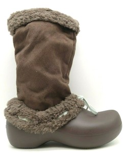 crocs shearling boot