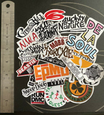 Hip Hop Legends Mega Vinyl Sticker Set 1 - 24 Stickers Wu-Tang Beastie Boys NWA