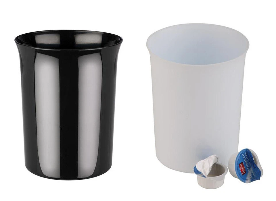 Tischabfalleimer Tischmülleimer Tisch Restebehälter Offen Schwarz Weiß Gastlando - Bild 1 von 1