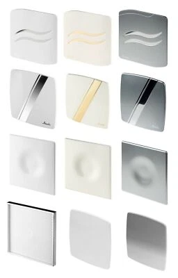 Silent Bathroom Extractor Fan 100mm / 125mm with Timer and Humidity Sensor Vents - Image 1 of 3