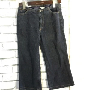 VTG GUESS Skinny Blue Dark Rinse Denim Low Rise Stretch Crop Pedal Pushers XS - Picture 1 of 4