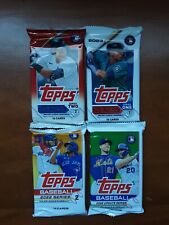2022 2023 Topps Baseball Commemorative Patch Card Sealed (4) Pack Lot