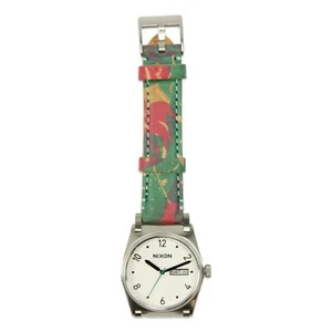 Nixon Womens The Jane 35mm Leather Watch Palmade One Size New - Picture 1 of 2