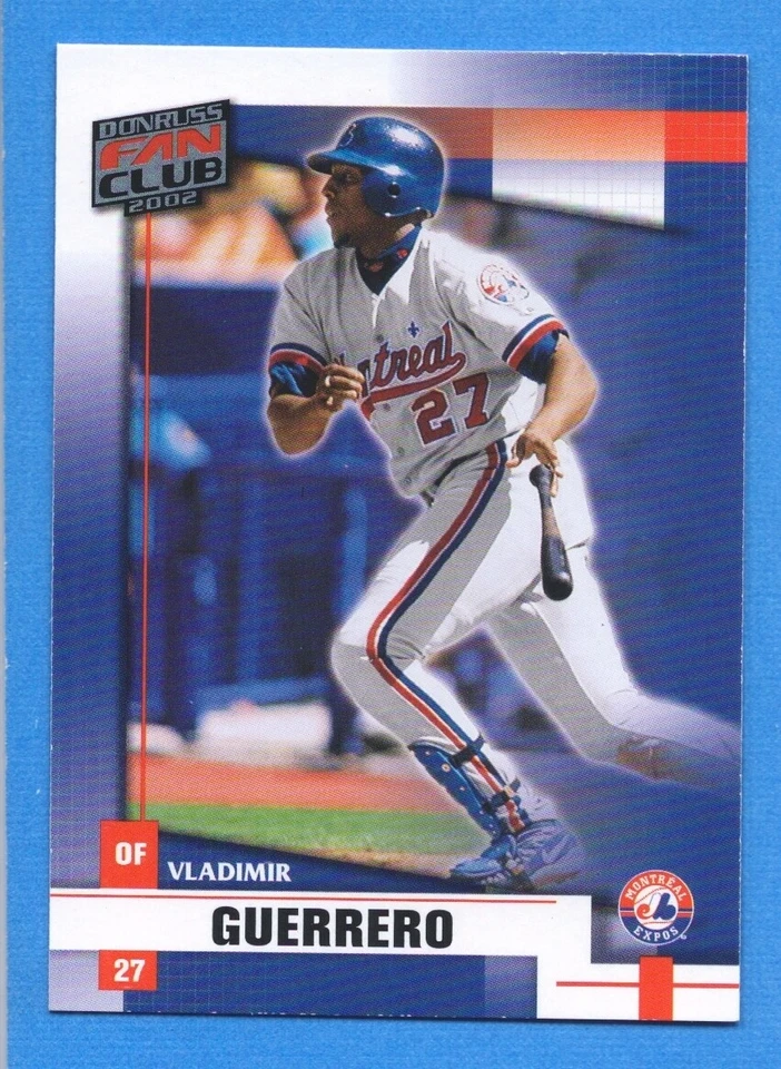 2002 Donruss Fan Club #3 Vladimir Guerrero Expos - Image 1 of 1