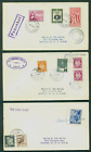 NORWAY 1954/6, Group of 3 diff SHIP/PAQUEBOT covers, VF