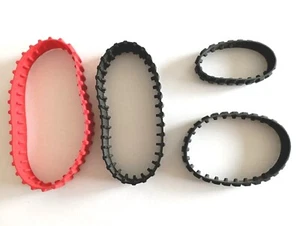 LEGO® Technik Gummikette Antrieb Bagger x1681 680c01 x939 bb0661 schwarz rot - Bild 1 von 6