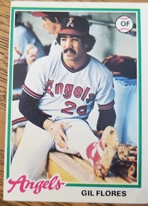 Gil Flores California Angels 1978 Topps Baseball Card #268 ROOKIE MT - Picture 1 of 2