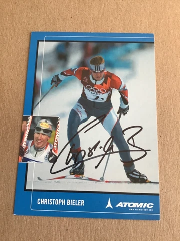 Christoph Bieler, Austria 🇦🇹 Cross Country Winter Olympics hand signed Cover